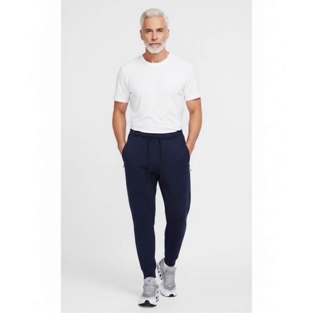 Nike Sportswear Tech Fleece Joggers Mens XL Navy Blue Slim Fit CU4495-451